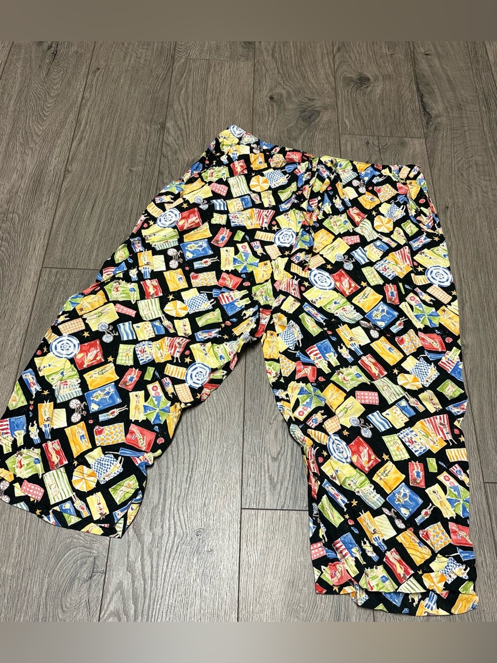 Holly lane wide leg beachy capris